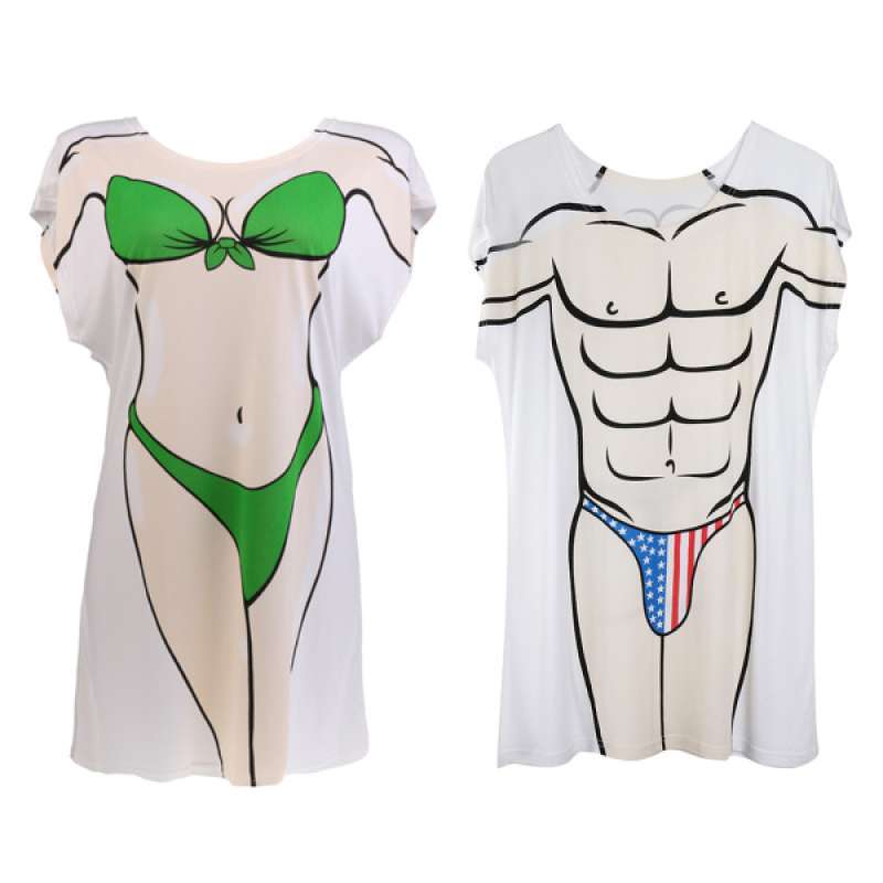 OEM Imprints Funny Print Bikini Cover 