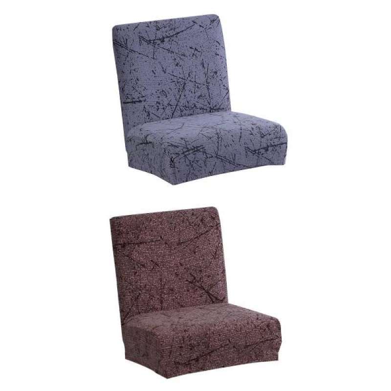 Jual 2pcs Stretch Short Chair Covers Seat Cushion Protectors Removable Washable For Dining Room Ceremony Wedding Online November 2020 Blibli