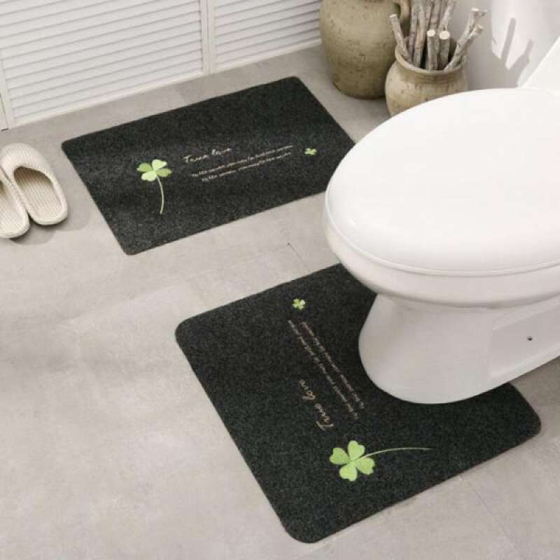 Jual Bathroom Rugs Bath Mats Non Slip U Shaped Toilet Mat Absorbent Bath Rugs 20x20 Online November 2020 Blibli Com