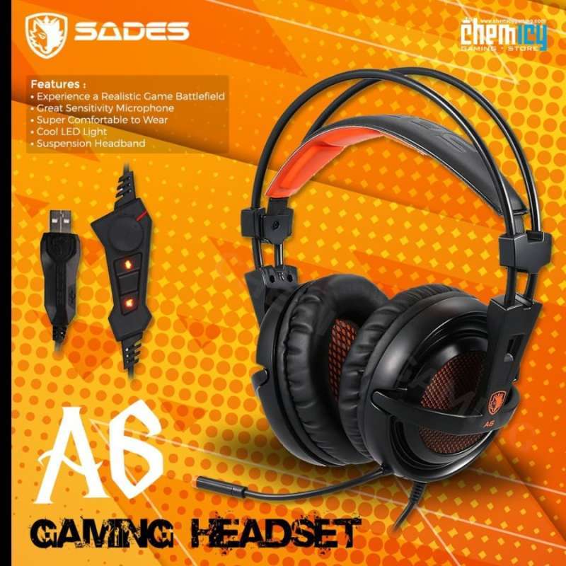 Audifonos gamer deals a6