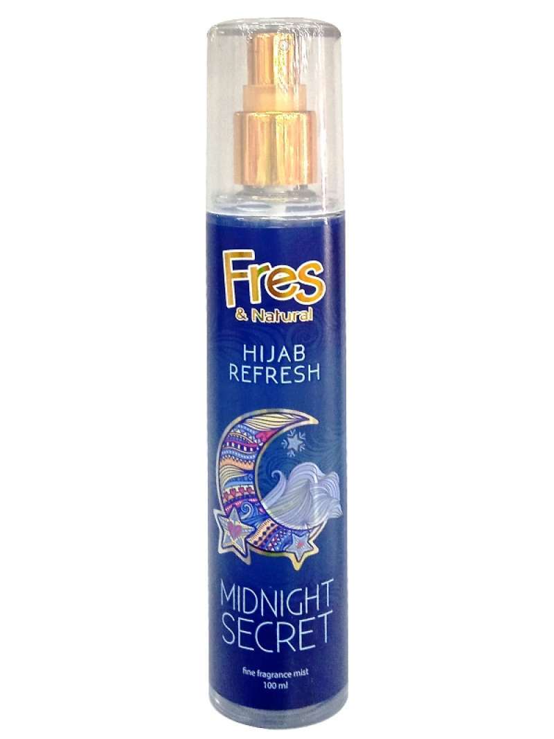 Body Mist Fresh Natural 100Ml Spray Hijab Blue