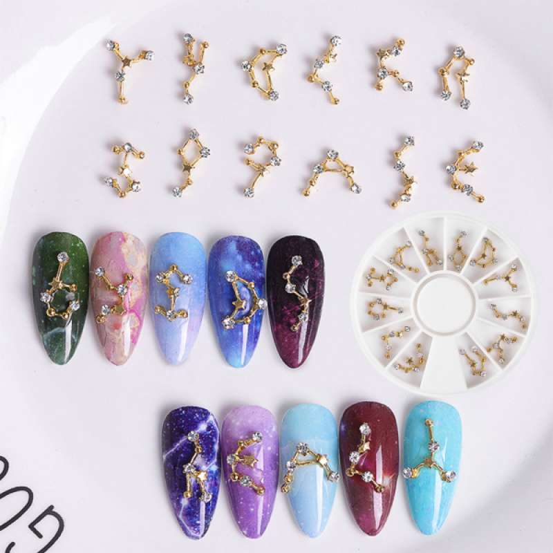 3d nail art glitters acrylic tips decorations jewelry manicure accessories
