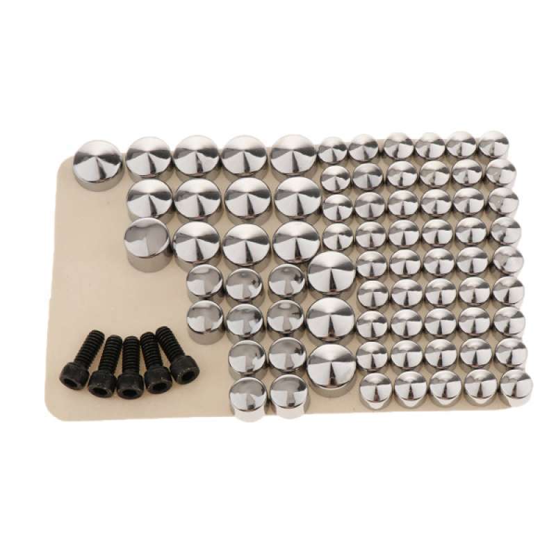 Promo 80x Solid Motorcycle Chrome ABS 