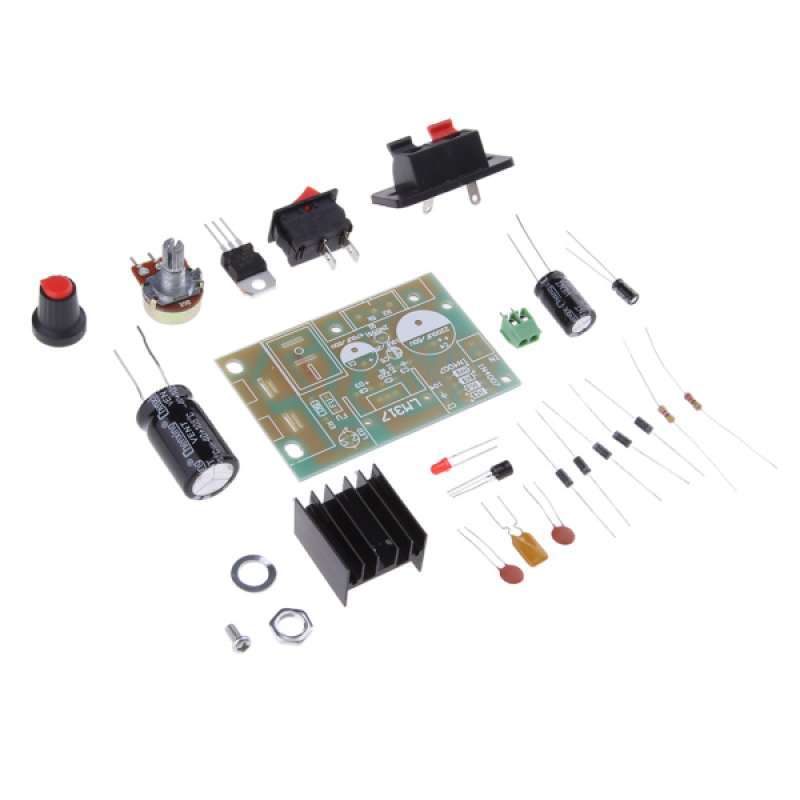 LM317 DC 5V-35V DIY Kit AC/DC Adapter Netzteil Power Supply Board Module Set