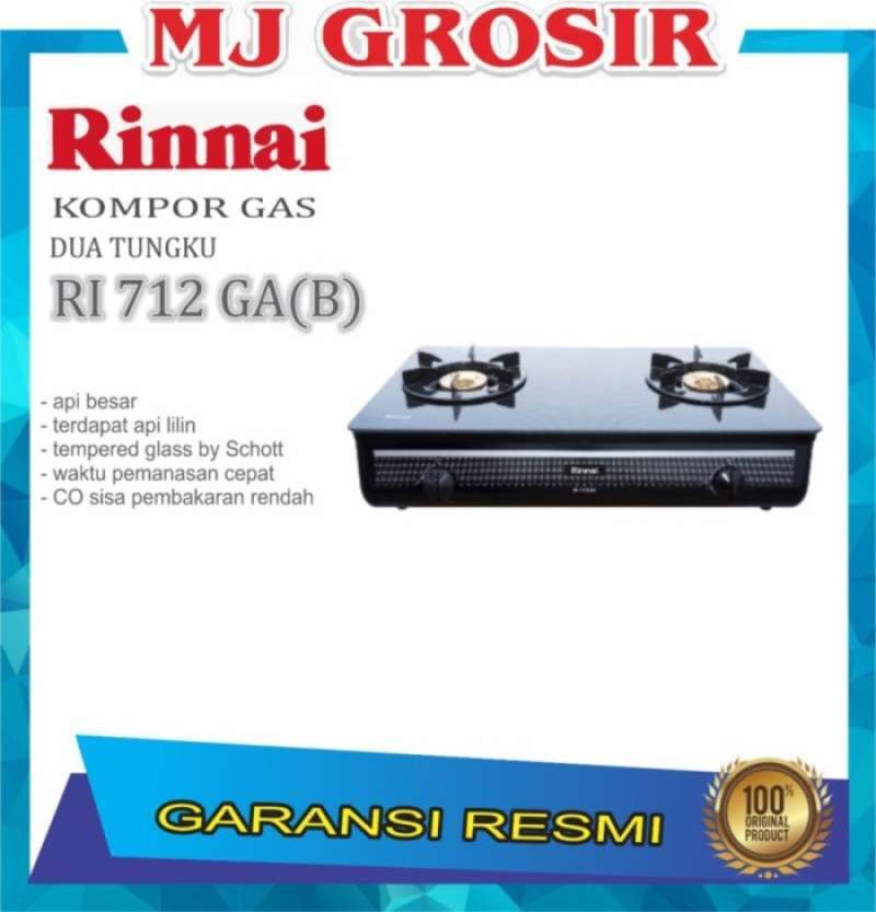 Promo Promo Kompor 2 Tungku Rinnai Ri 712 Gab Tempered Glass Multicolor Diskon 17 Di Seller Honey Living Kota Jakarta Selatan Dki Jakarta Blibli