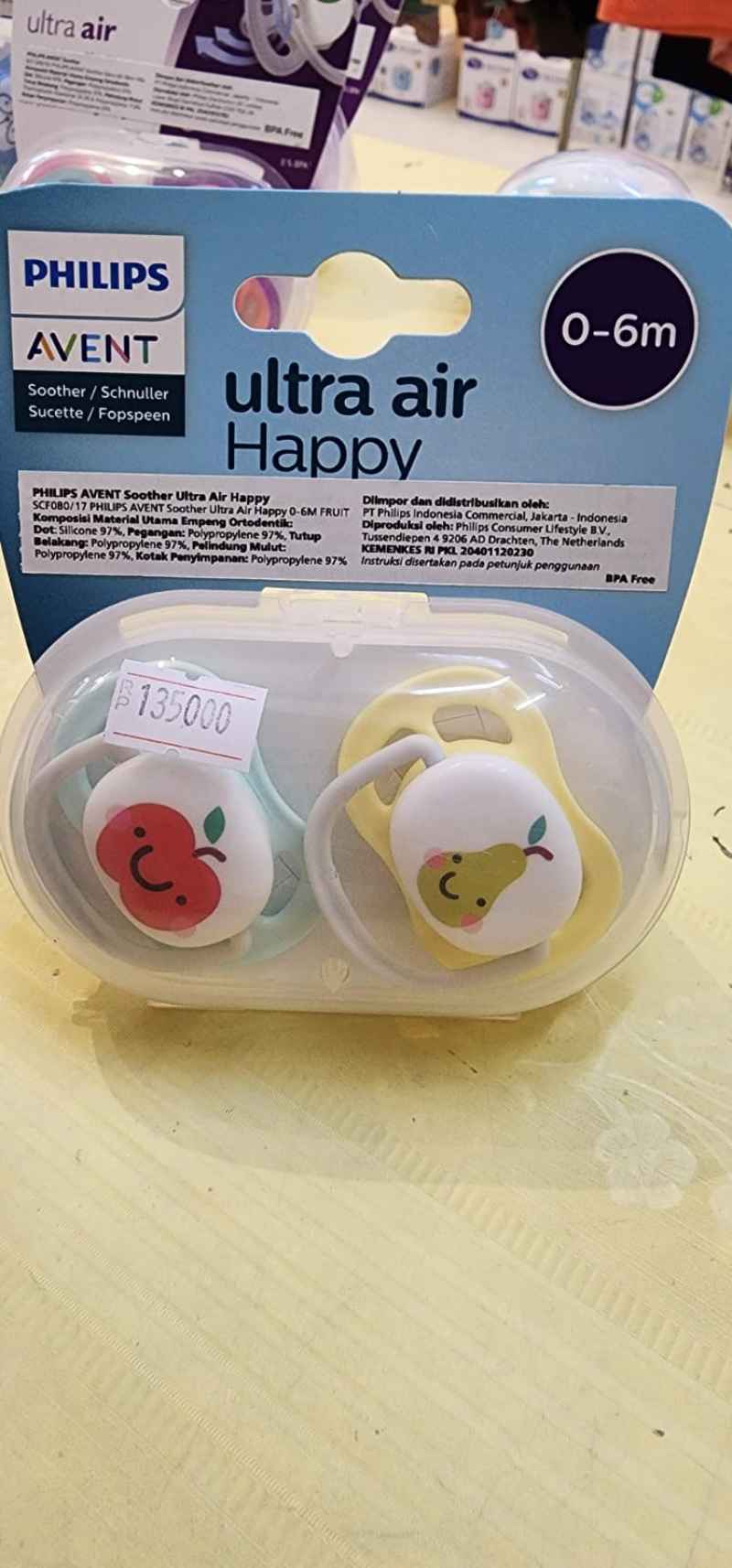 Jual Philips Avent Philips Avent Empeng Bayi 0-6 M 6-18 M Ultra - Main Image