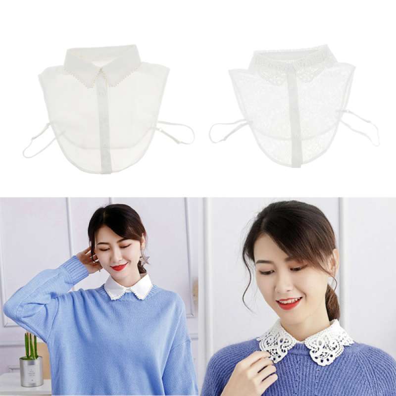 Promo 2Pieces Women's Detachable Lace 