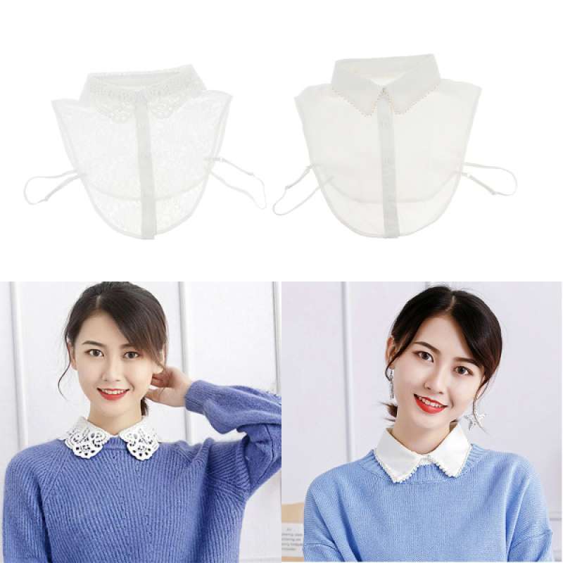 Promo 2Pieces Women's Detachable Lace 