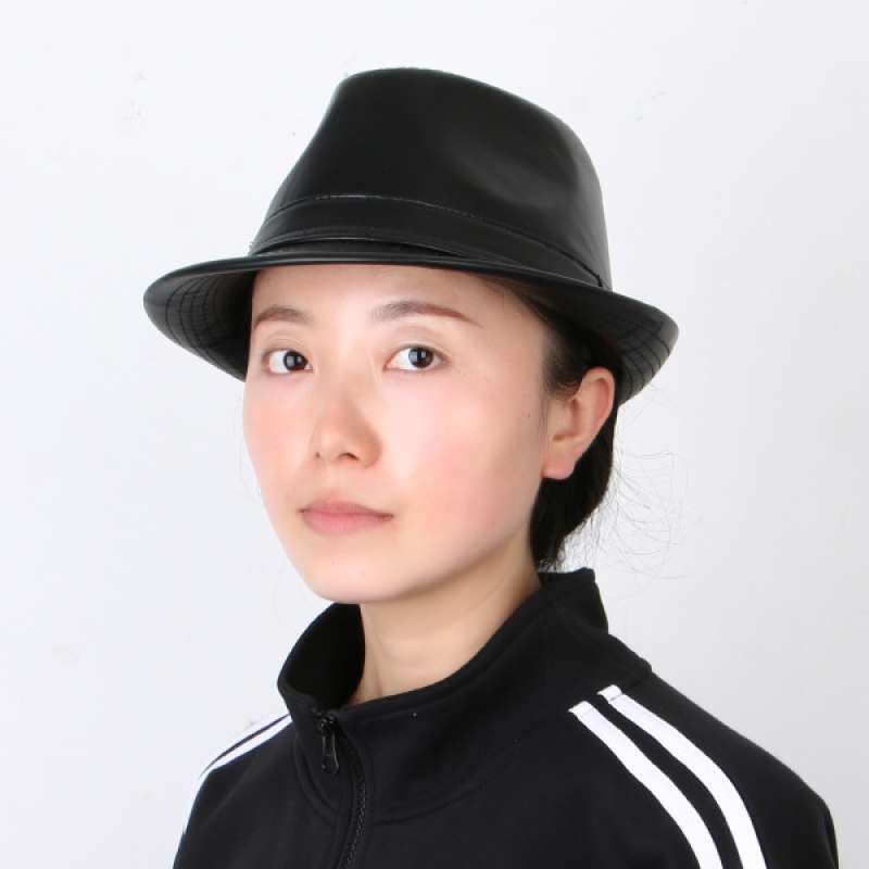 Jual Men Winter Fashion Leather Fedora 