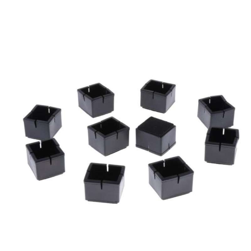 Jual 10pcs Chair Leg Floor Protectors Square Furniture Feet Caps With Felt Pads Online November 2020 Blibli