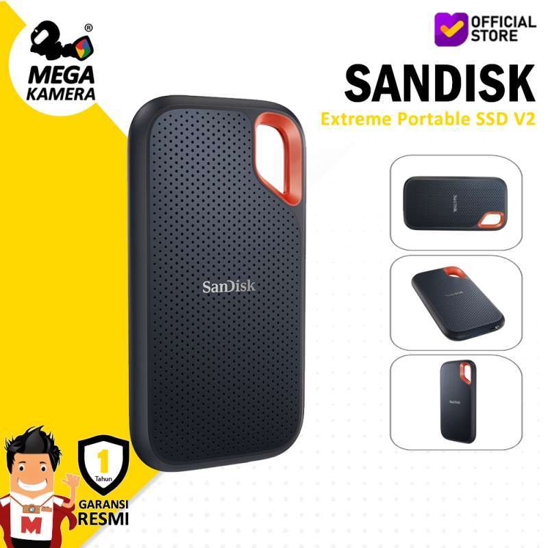 SanDisk Extreme Portable SSD V2 500GB 1050MB/s USB