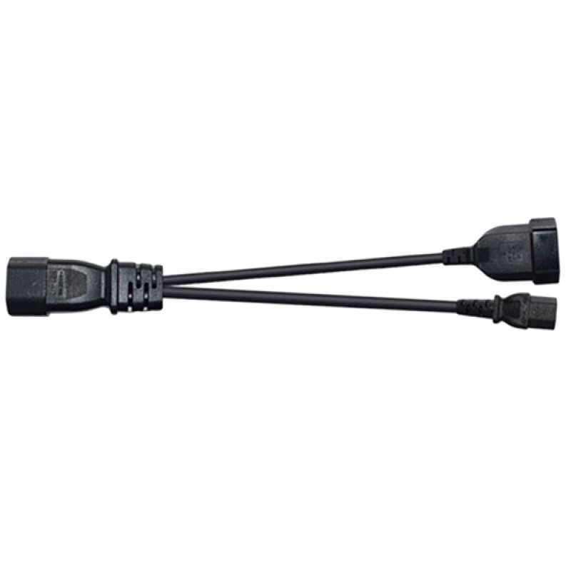 Euro Y Power Cable Splitter Cable 