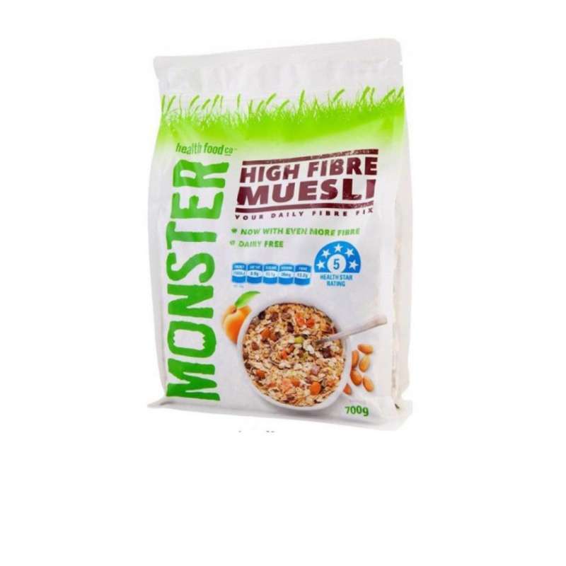 Jual MONSTER MUESLI HIGH FIBRE MUESLI 700gram - Premium ...