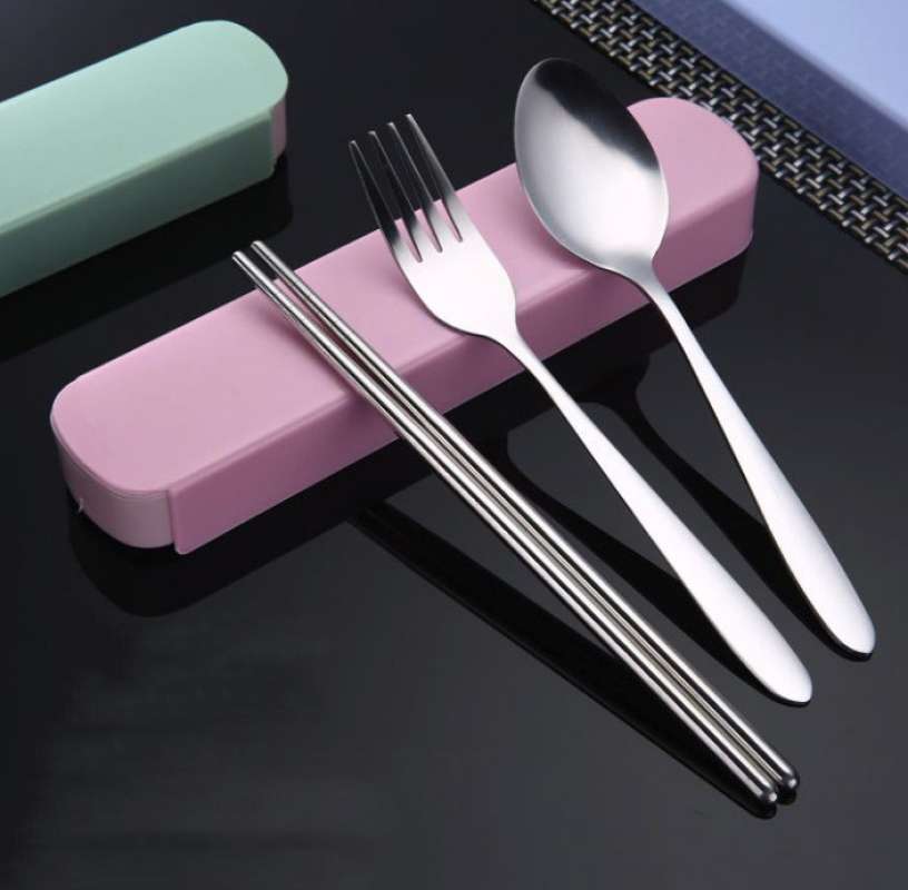 Alat Makan Set Box Sendok Garpu Sumpit Stainless Steel Terbaru Agustus 2021 Harga Murah Kualitas Terjamin Blibli