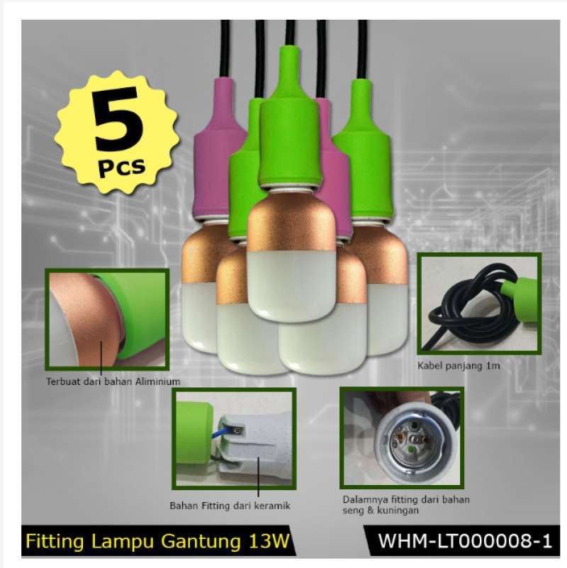 Jual Whm Lampu Led Goods Eyes 13 Watt 3 Warna Fiting 5pcs Murah September 2020 Blibli Com
