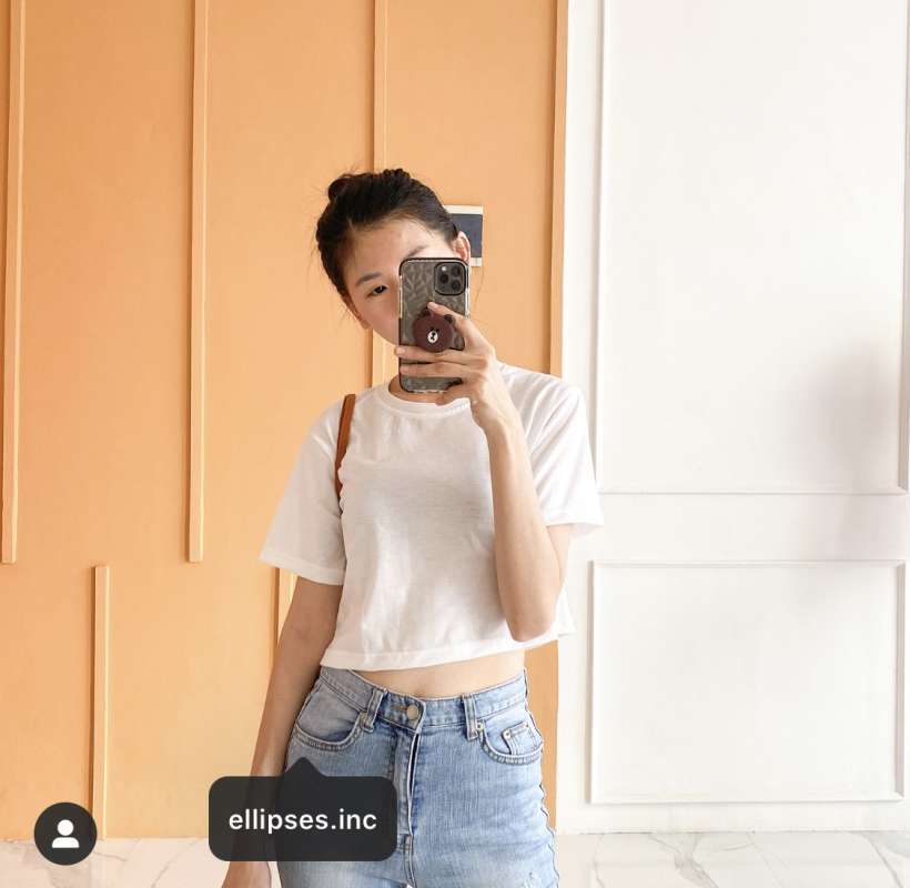 Jual Ellipses Inc Tumblr Tee Crop Top Basic Crop Tee Basic Kaos Wanita Lengan Pendek Online November 2020 Blibli