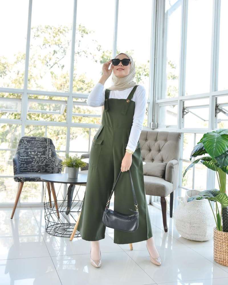 Jual Viola Jumpsuit No Inner Overall Pakaian Wanita Baju Muslim Online Februari 2021 Blibli
