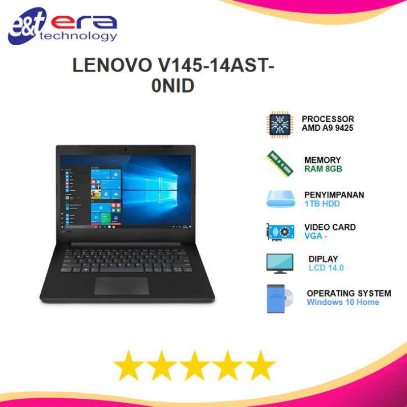 Jual Lenovo V145 14AST AMD A9 9425 1TB 8GB di Seller ERA