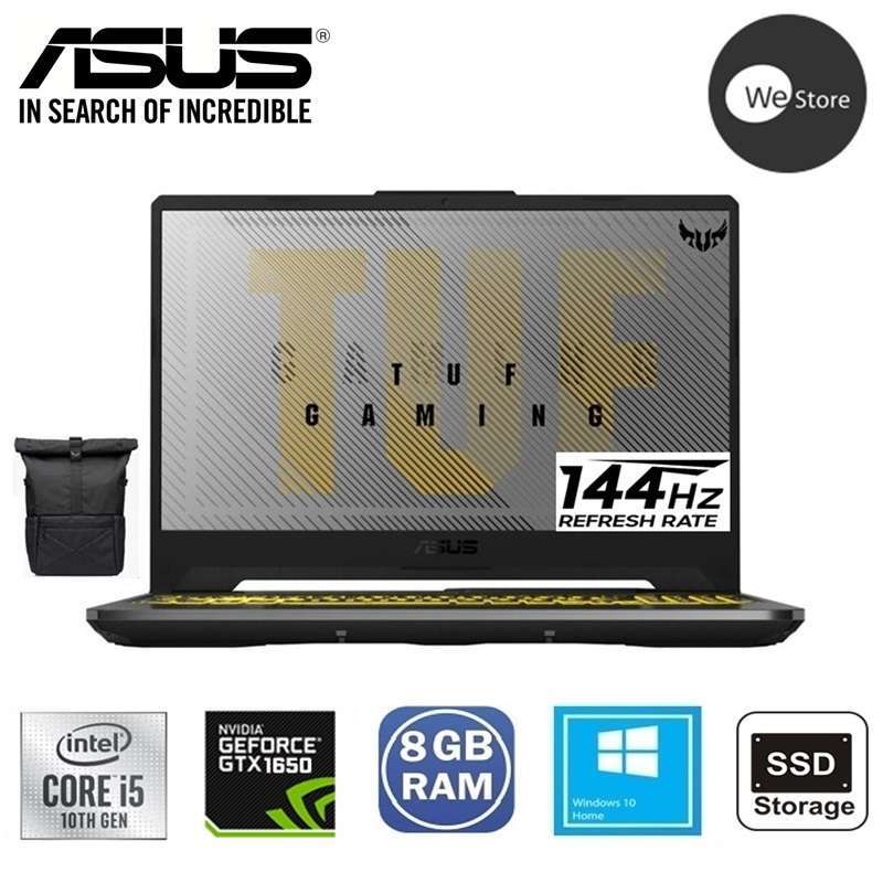 Jual Asus Tuf Gaming F15 Fx506lh I565b6t Gaming Laptop I5 10300h 8gb 512gb Ssd Gtx1650 4gb Rgb Win10 Fhd Ips 144hz Fotress Grey Online Desember 2020 Blibli