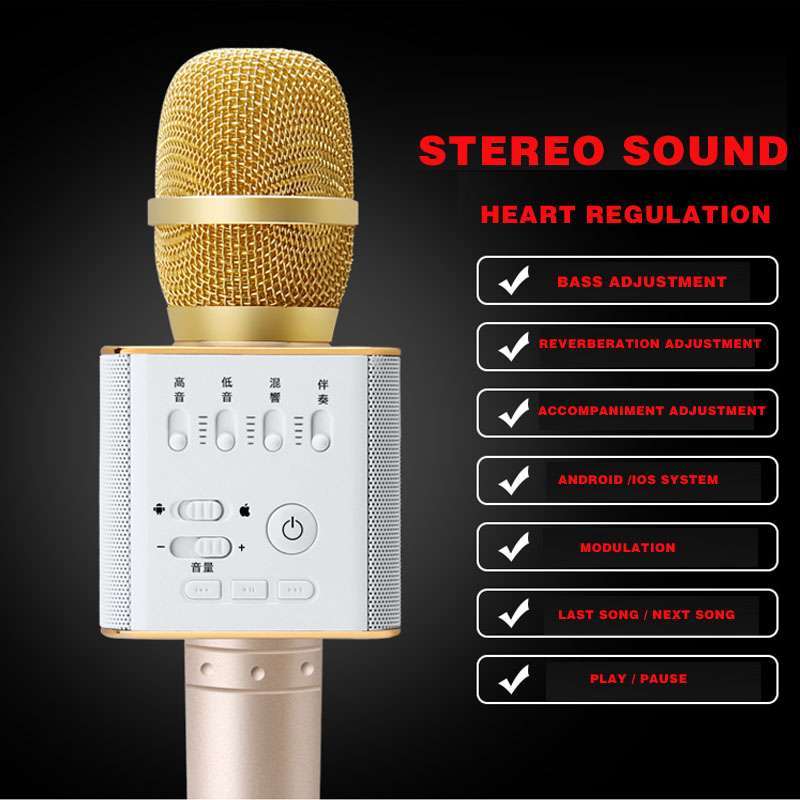 Jual Micgeek Magic Karaoke Mikrofon Dan Speaker Bluetooth Q9 Black Online Februari 2021 Blibli
