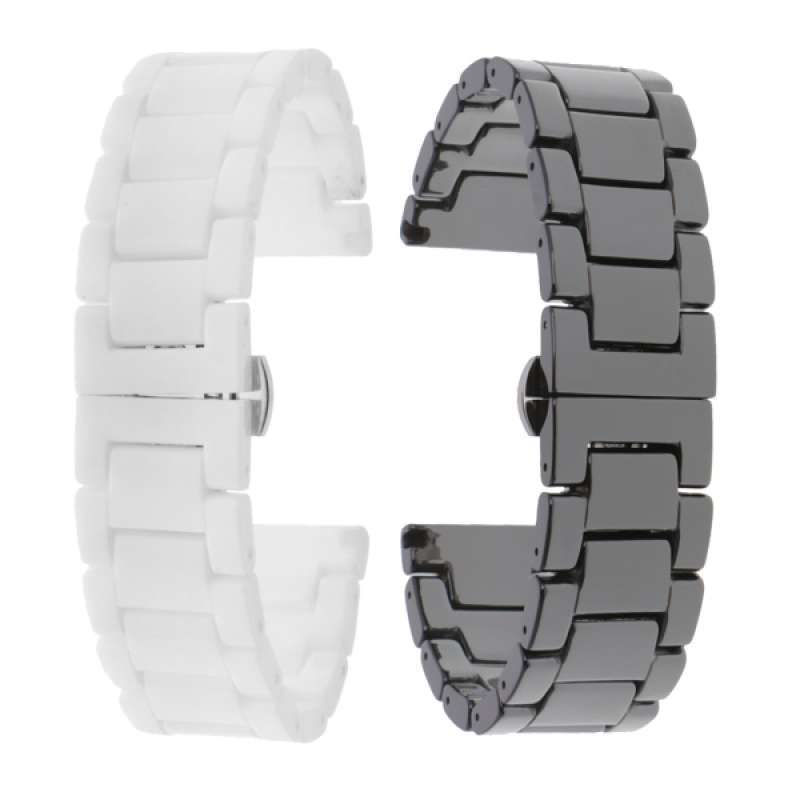 Genuine Fossil White Ceramic 22mm Watch Band | Total Watch Repair - CE1006