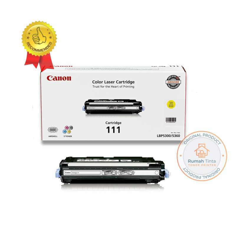 Jual Toner Canon 111 Yellow Original Online November 2020 Blibli When you refill your canon toner cartridges the internal components remain worn and residual toner from its last cycle is left inside. toner canon 111 yellow original