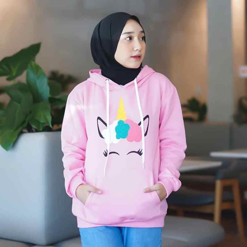 Sweater hoodie wanita clearance