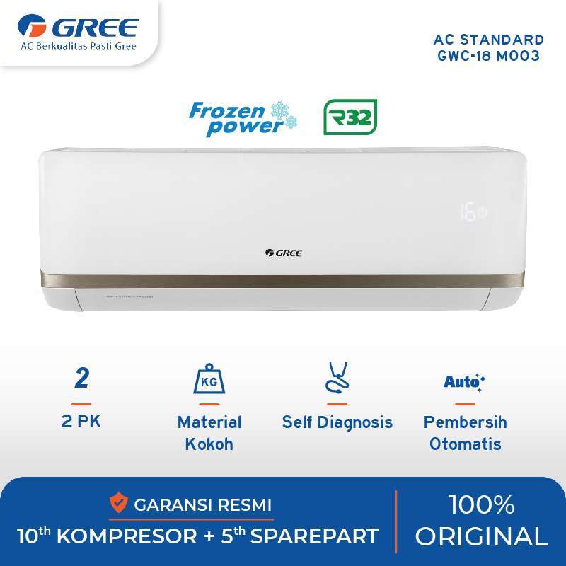 Jual Gree Ac Standard 2pk Putih Gwc 18moo3 Putih Unit Indoor Outdoor Murah Mei 2021 