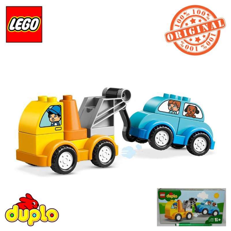 tow truck and car toy