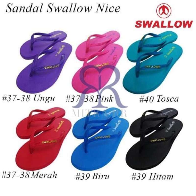 Jual Sandal Jepit Swallow Nice Warna Sendal Karet Asli Wanita Online Mei 2021 Blibli