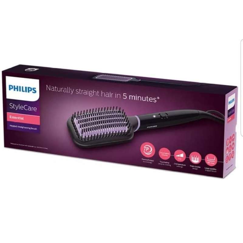harga philips heated straightening brush