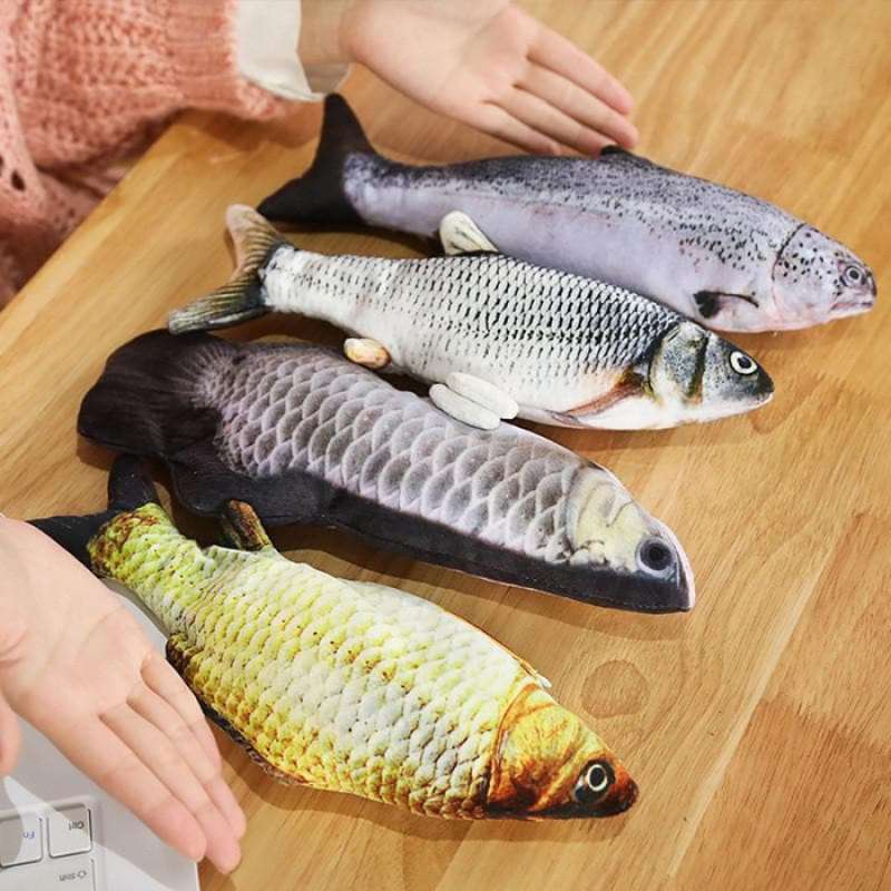 Jual Mainan Kucing Boneka Ikan Bisa Bergerak Lucu Cat Toy Online Januari 2021 Blibli