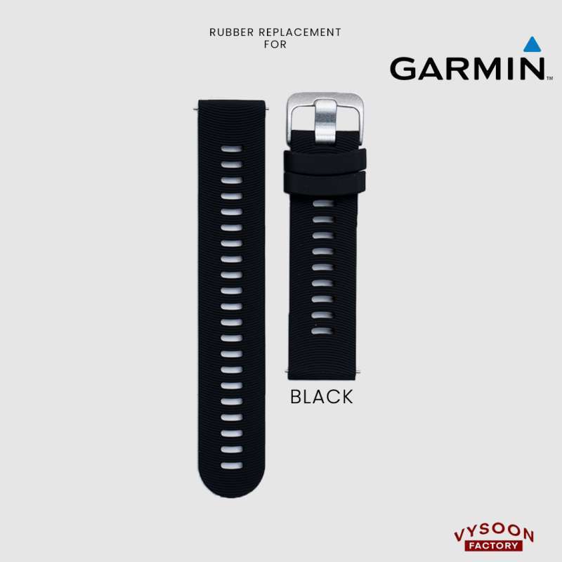 Tali Karet Garmin Strap Rubber Garmin Forerunner 245 645 Ukuran 20mm