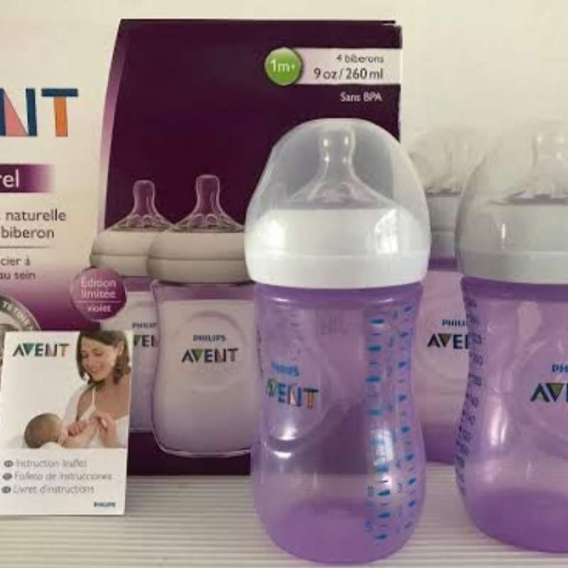 Jual Botol Susu Avent Natural 260ml Philips Avent Biru Online Desember 2020 Blibli