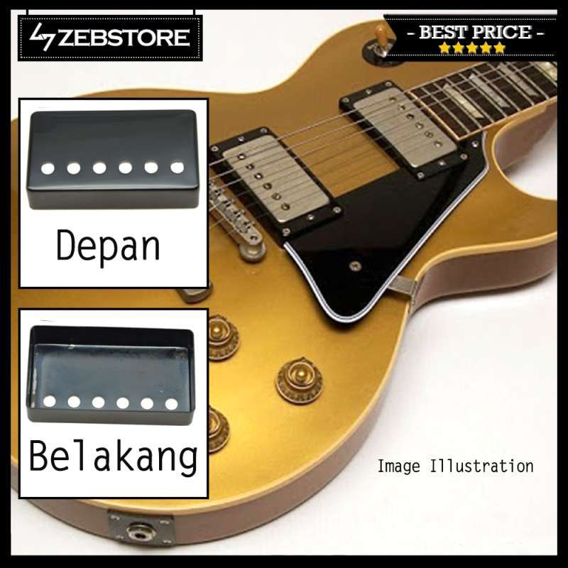 Jual Cover Pickup Gitar Elektrik Electric Humbucker Coil Black Di