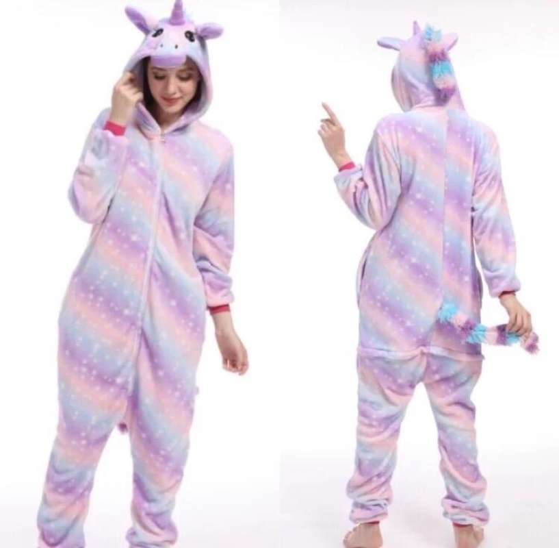 Jual KOSTUM ONESIE BAJU UNICORN KUDA PONY GALAXY UNGU PIYAMA