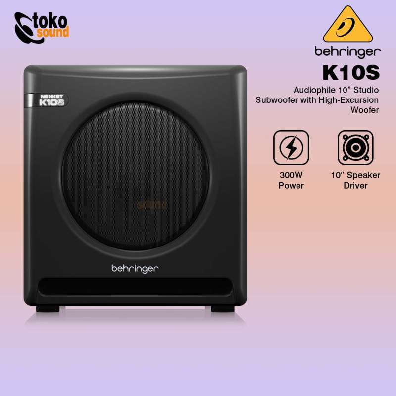 Jual Behringer Nekkst K10S 10 inch Powered Studio Subwoofer di