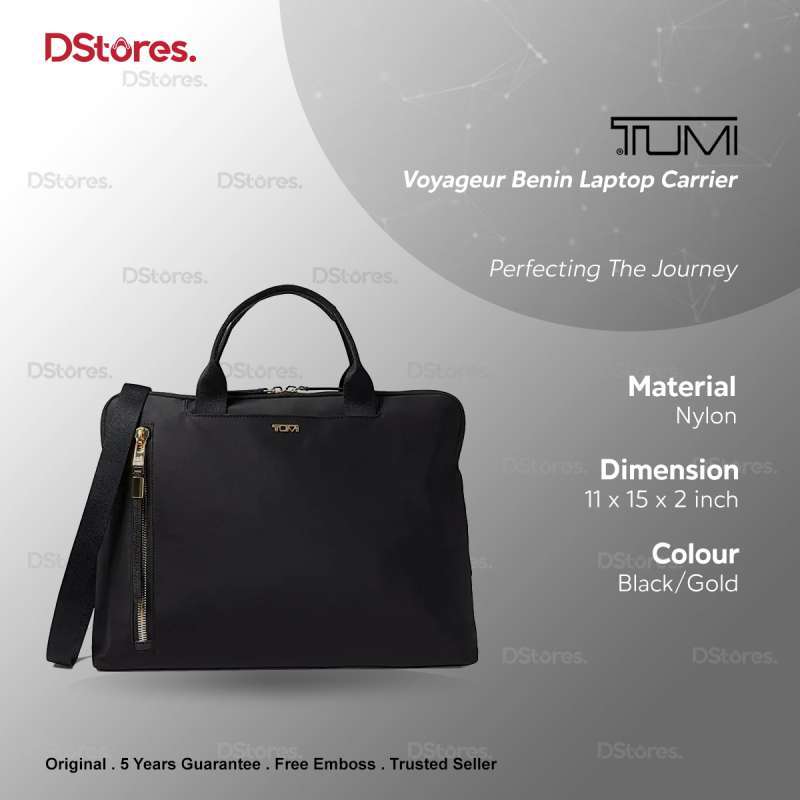 Jual Tumi Voyageur Benin Laptop Carrier Black gold Di Seller Dstores Ladies Cipinang Cempedak Kota Jakarta Timur Blibli