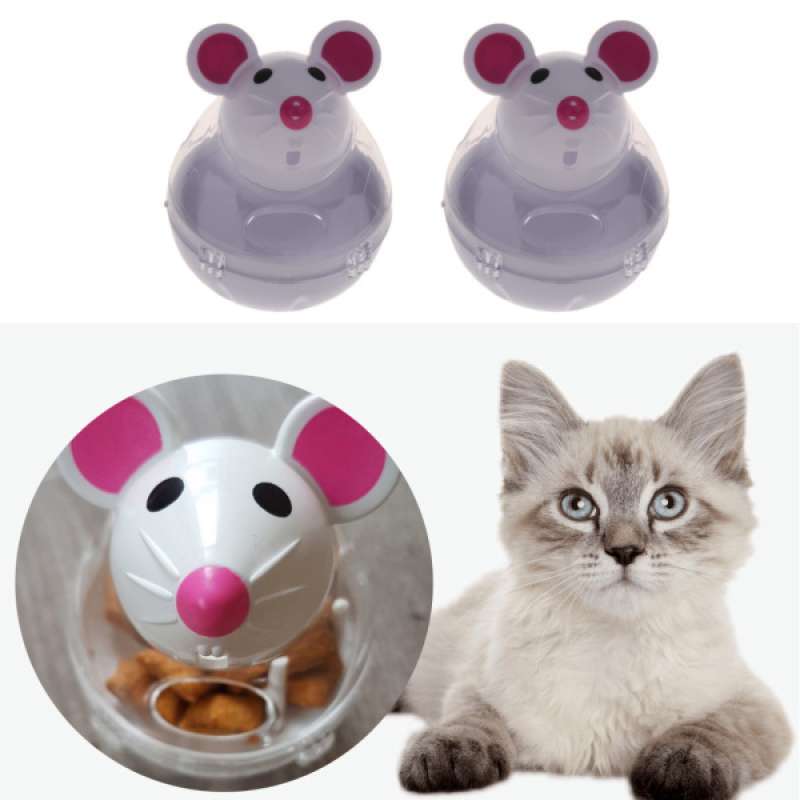 mouse shaped cat feeder