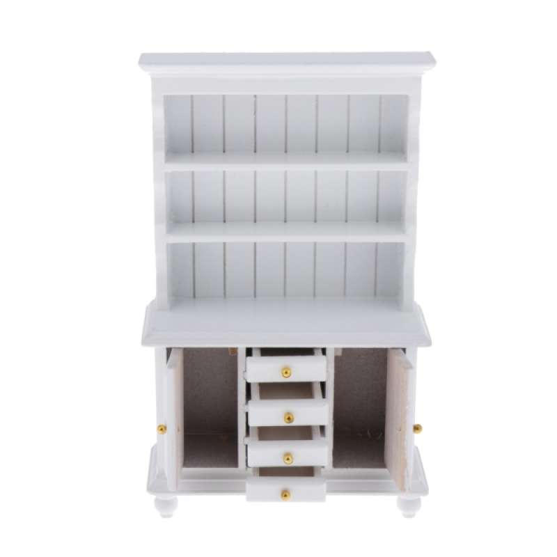Jual 1 12 Wood 3 Layer Display Cabinet Cupboard W Drawer Door Dollhouse Furniture Terbaru Juli 2021 Blibli