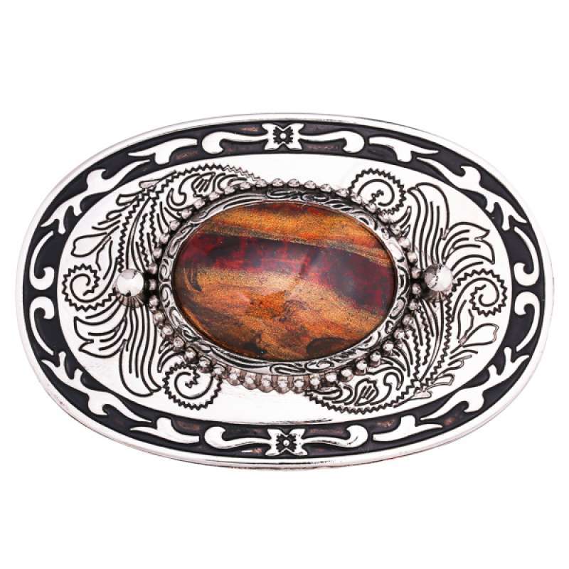 Promo Retro Stone Inlaid Belt Buckle 