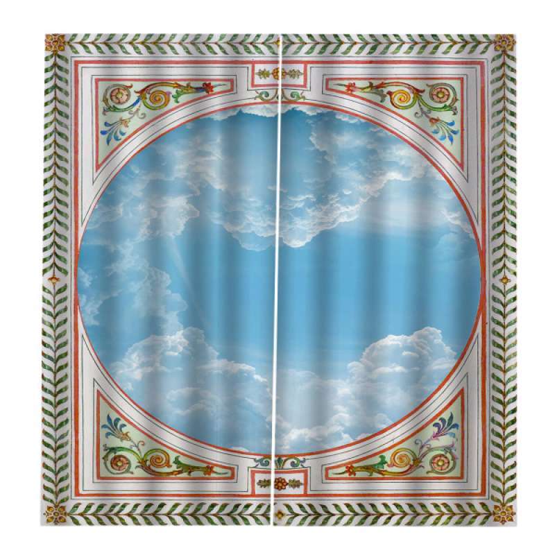 Jual Waterproof Fabric Polyester 3d Curtains Bedroom Window Drapes 59x65inch Online Desember 2020 Blibli