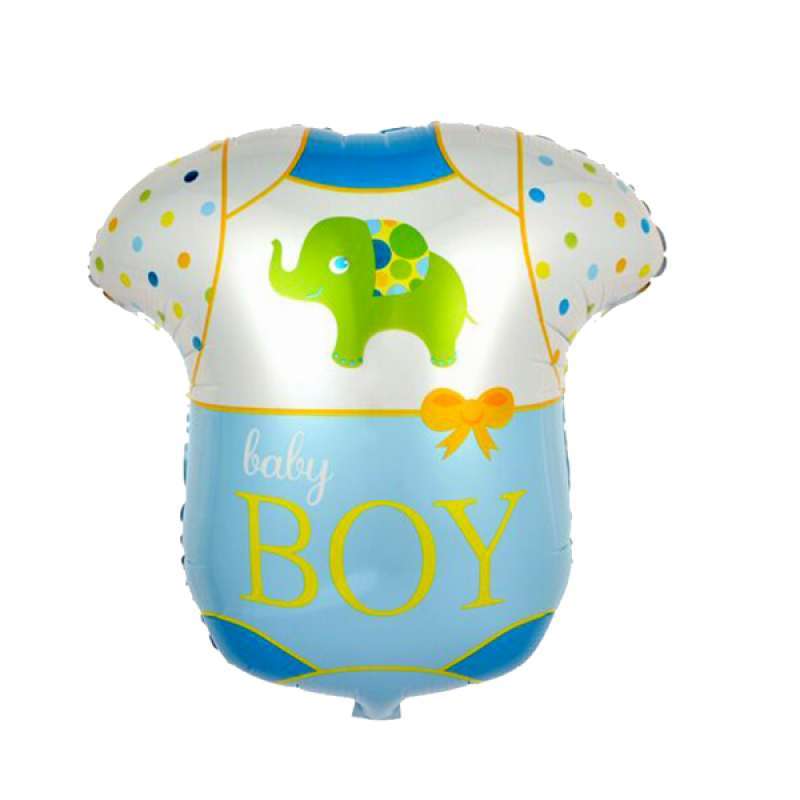Jual Boy Shirt Foil Balloon For Baby Shower Boy Party Decoration Globos Blue Terbaru Juli 2021 Blibli