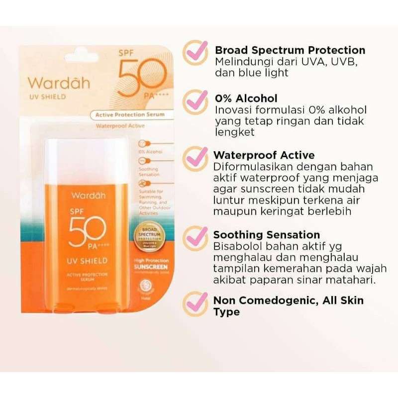 Sunscreen wardah spf 50