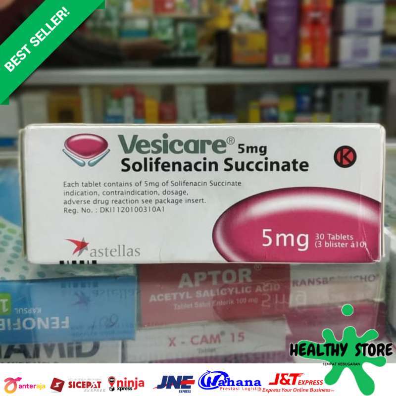 Vasicare 30 Tablets 5mg Solifenacin Succinate Vezikar Urological Disorders