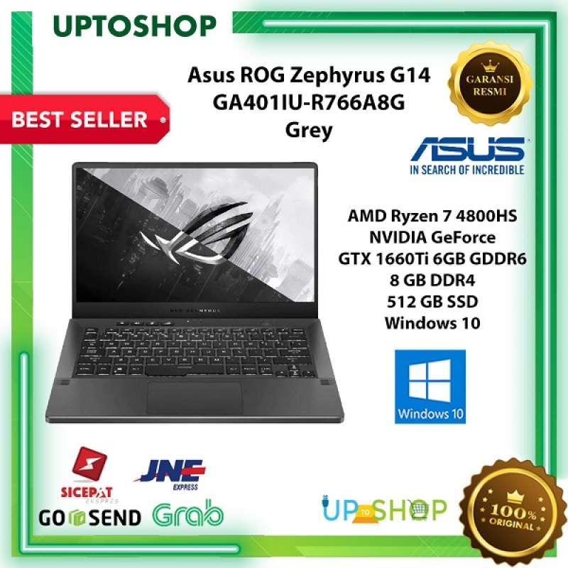 Jual Asus Rog Zephyrus G14 Ga401iu R766a8g Gaming Laptop Amd Ryzen 7 4800hs 8 Gb Ddr4 512 Gb Ssd 14 Inch Fhd Win 10 Online November 2020 Blibli Com