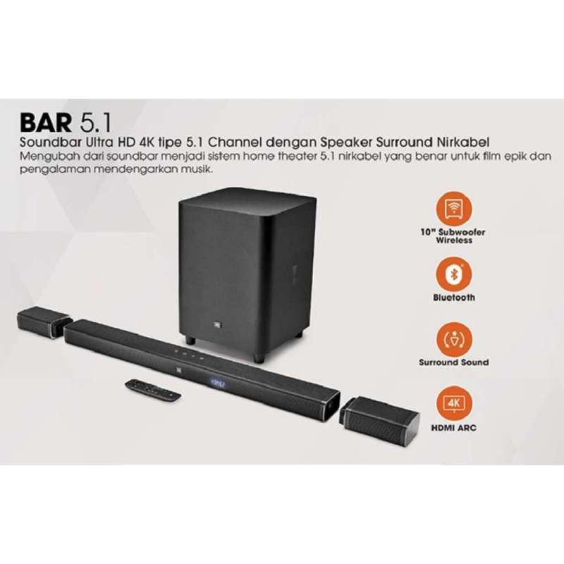 Jual Jbl Cinema Bar 4k Ultra Hd Soundbar Speaker System