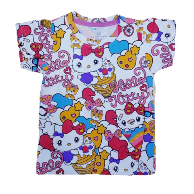 Jual Kaos Anak 1 7tahun Perempuan Cewek Kartun Lucu Karakter Hellokitty Baju Kaos Bayi Balita Anak 1 7 Tahun Hello Kitty Online Februari 2021 Blibli