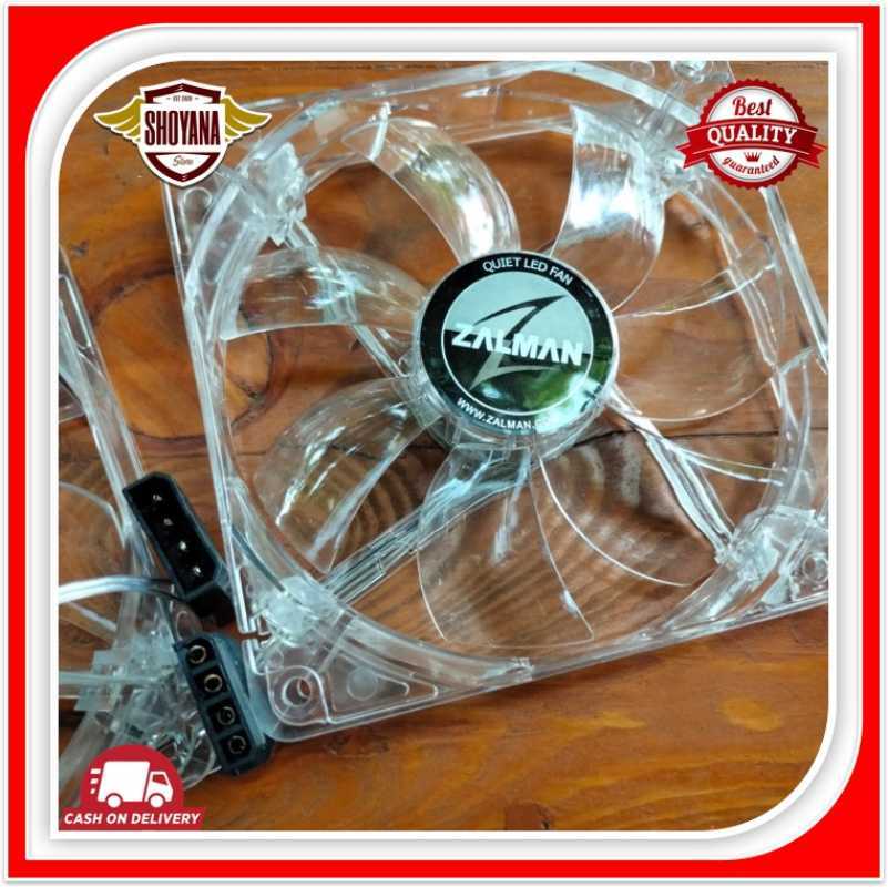 led fan zalman 12 cm blue light fan casing cpu 12 cm coling fan pc