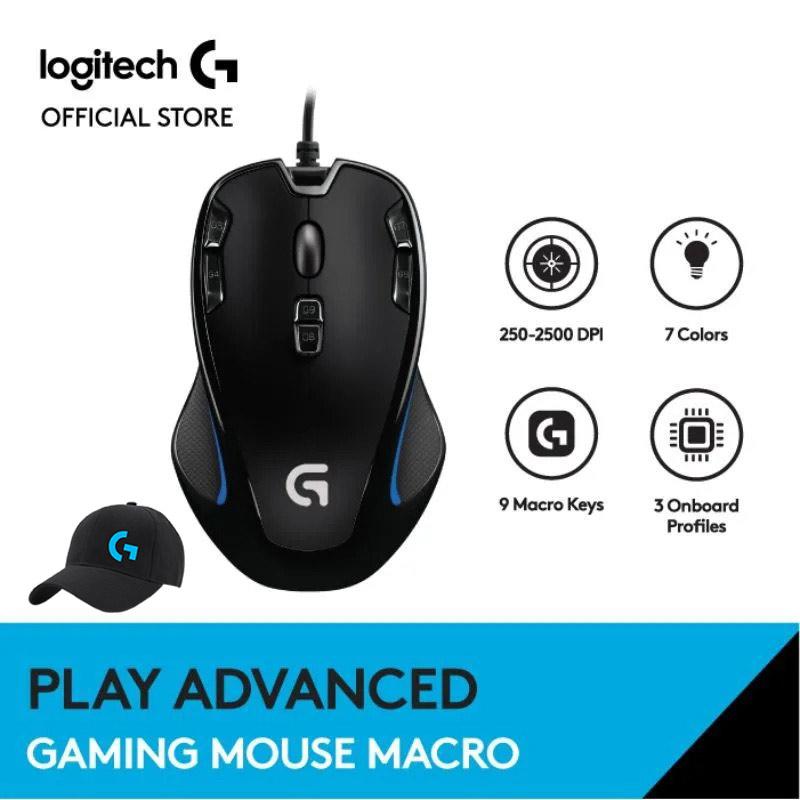 Jual Logitech G300s Optical Gaming Mouse Free G Cap Online Desember 2020 Blibli